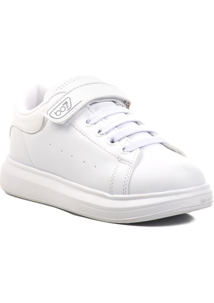 Beyaz Cırtlı Unisex Çocuk Spor Ayakkabı 150 F modelleri
