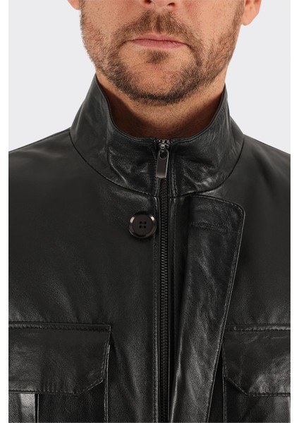 Siyah Deri Erkek Ceket fırsatları