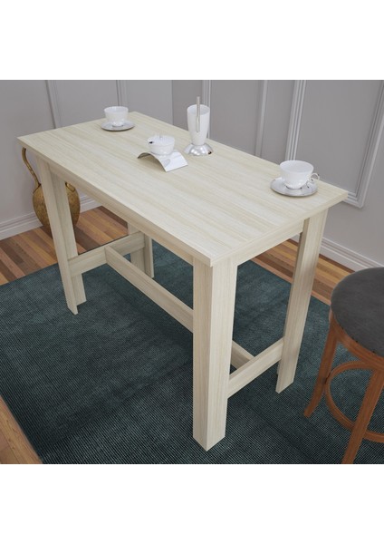 Barra Bar Masası Yüksek Yemek Masası, Meşe, 120x60
