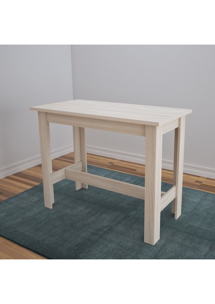 Barra Bar Masası Yüksek Yemek Masası, Meşe, 120x60