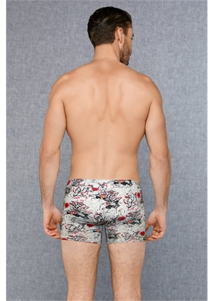 Doreanse Erkek Modal Baskılı Boxer 1808