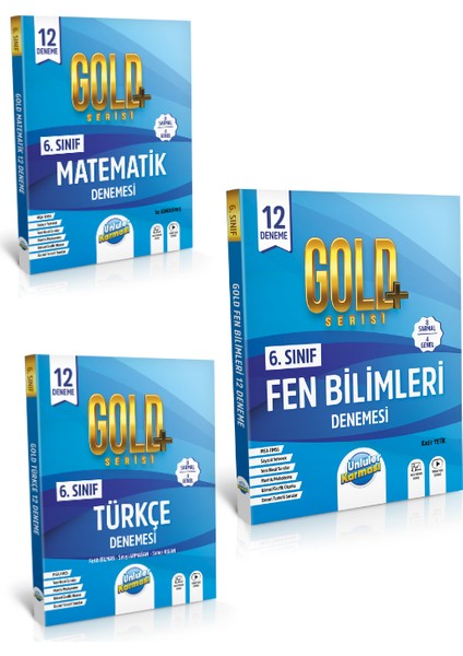 Ünlüler Karması 6. Sınıf Türkçe - Matematik - Fen Bilimleri 12 Deneme