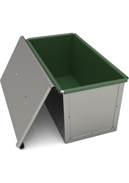 Jumbo Tost Ekmek Pişirme Kalıbı Teflon 14 X 14 X 30 Cm