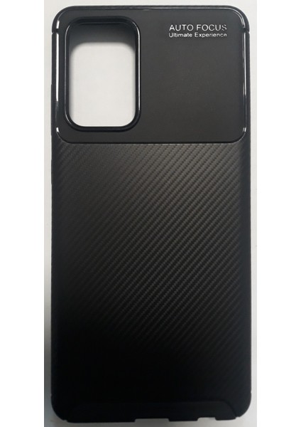 Samsung A72 Karbon Görünümlü Dayanıklı Lüx Silikon Kılıf