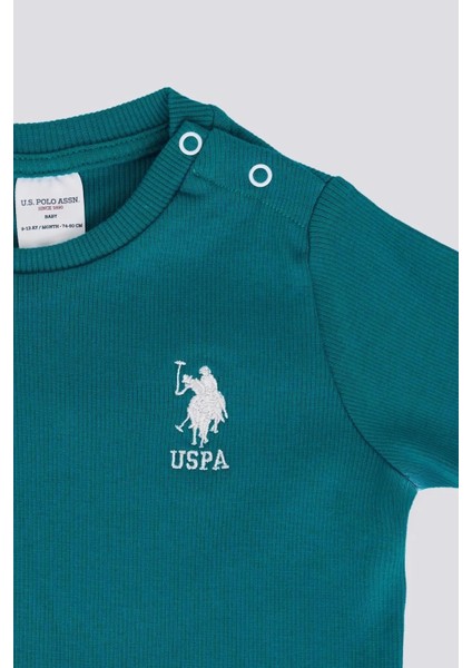 Kız Bebek Uzun Kol 2li Takım - Ördek Yeşili fiyatları