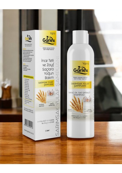 Sarımsak ve Yulaf Şampuanı 250 ml