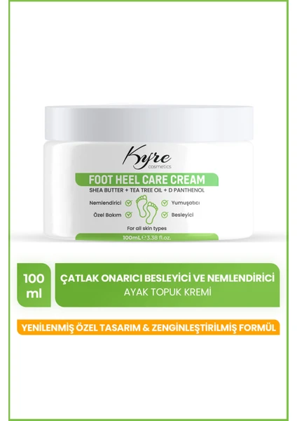 Kyre Besleyici ve Nemlendirici Ayak Topuk Kremi 100ML