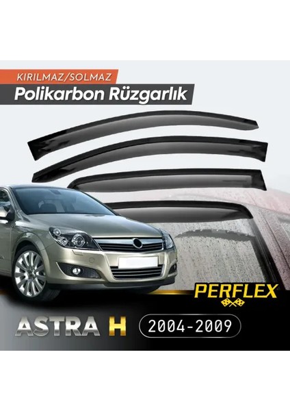 Perflex Polikarbon Kırılmaz Rüzgarlık V2 Mugen Opel Astra H 2004-2009