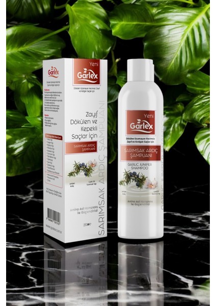 Sarımsak ve Ardıç Şampuanı 250 ml