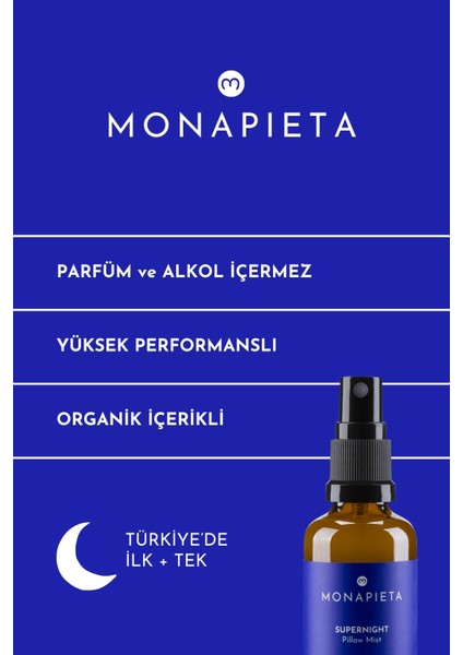 Mükemmel Gece Uykusu Yastık Spreyi | Kaliteli & Derin Uyku | 11 Değerli Esansiyel Yağ | 2x50 ml