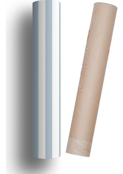 Duvar Kaplama Folyo Mavi Çizgili Kendinden Yapışkanlı 50 cm x 300 cm