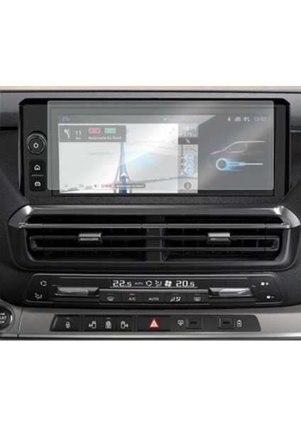 Peugeot Expert Van 10 Inç Mat Ekran Koruyucu Multimedya