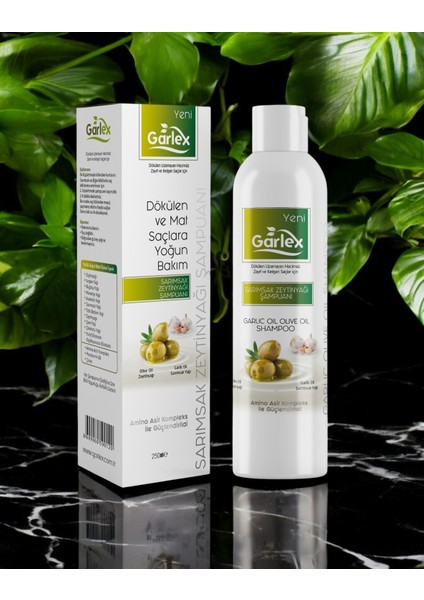 Sarımsak ve Zeytinyağı Şampuanı 250 ml