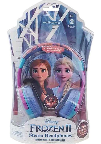 Disney 2 Karlar Ülkesi Anna Elsa Çocuk Kulaklığı Lisanslı Mor