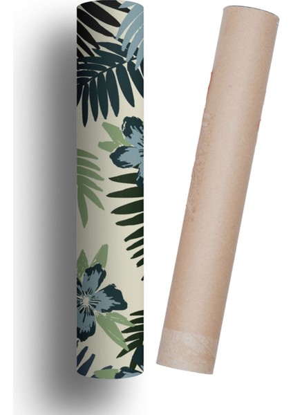 Duvar Kendinden Yapışkanlı Kaplama Folyo Tropik Yaprak 50 cm x 300 cm