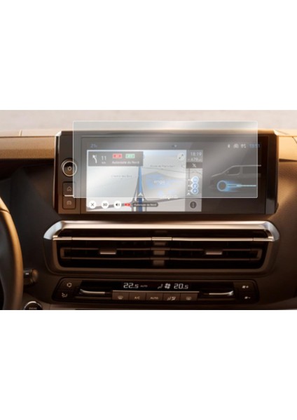 Peugeot Expert Traveller 10" Mat Ekran Koruyucu Multimedya