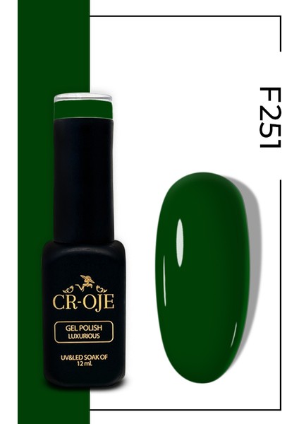 Kalıcı Oje F251- Christmas Yeşil (12 Ml)