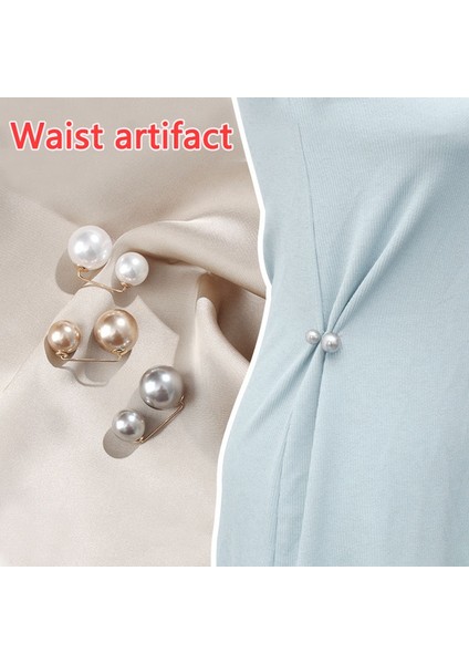 Beyaz Stil Küçük 1 Adet Tüm Kıyafetlere Uygun Mücevher Kemer Çevresini Değiştiren Küçük Bel Kemer Aksesuarı Pantolon Etek Ayar Tokası Broş Kadın Pin Sabit Giysi (Yurt Dışından) fiyatları