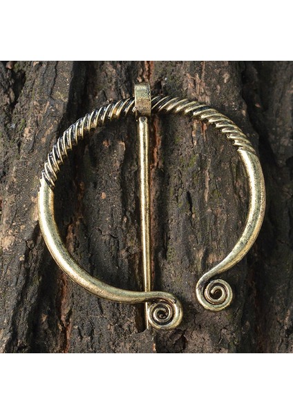 Altın Tarzı Erken Ortaçağ Viking Broş Antika Gümüş Altın Broş Ceket Şal Pelerin Broş Takı (Yurt Dışından) modelleri