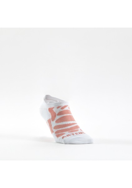 Artengo Tenis Çorabı - Kısa Konç - 3 Çift - Desenli Turuncu/Pembe - Artengo RS 160 modelleri