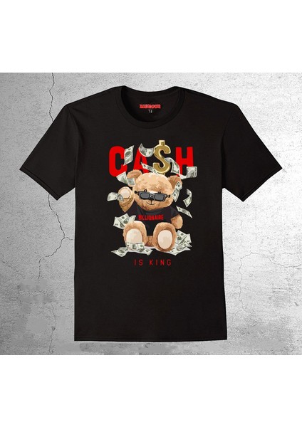 Bear Cash Milyoner Dollar Dolar Ayı Ted Tişört Çocuk T-Shirt