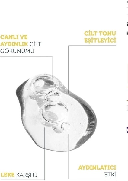 Aydınlatıcı ve Görünümü Azaltıcı Arbutin Cilt Bakım Serumu 30 ml