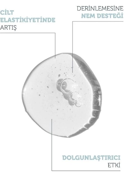 Yoğun Nemlendirme ve Dolgun Görünüm Etkili Yenileyici Hyalüronik Asit Cilt Bakım Serumu 30 ml