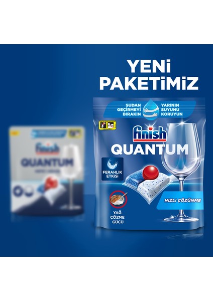 Quantum 60 Kapsül Bulaşık Makinesi Deterjanı Tableti