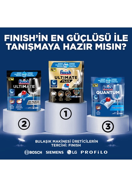 Quantum 100 Tablet Bulaşık Makinesi Deterjanı (50x2)