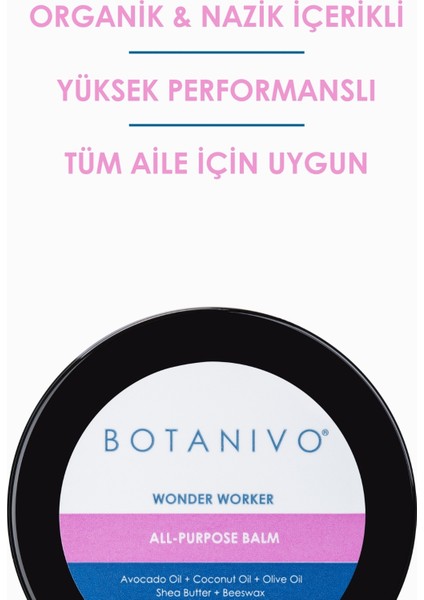 Çok Amaçlı Wonder Balm | Nemlendirici, Besleyici, Yumuşatıcı | 30 ml