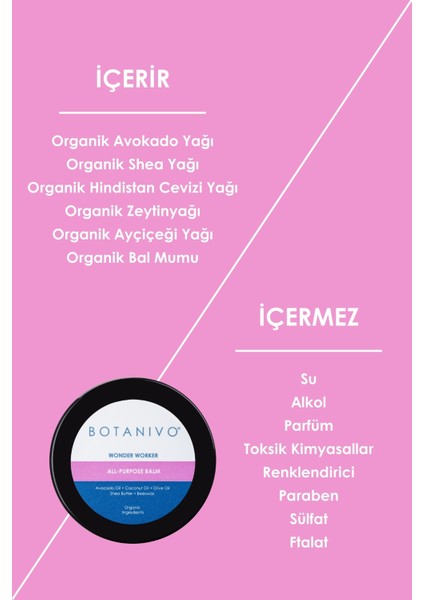 Çok Amaçlı Wonder Balm | Nemlendirici, Besleyici, Yumuşatıcı | 30 ml