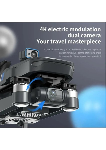 LH-X75PRO Kumandalı Drone 5g Wifi 4K Hd Kamera 6 Eksenli Lazer Sensörlü fırsatları