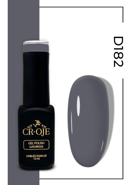 Kalıcı Oje D182- Gri (12 Ml.)