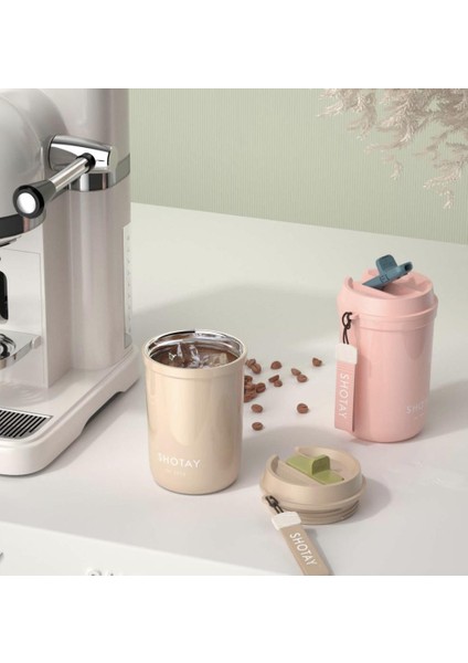 Strow Çelik Termos Mug 410ML Siyah fırsatları