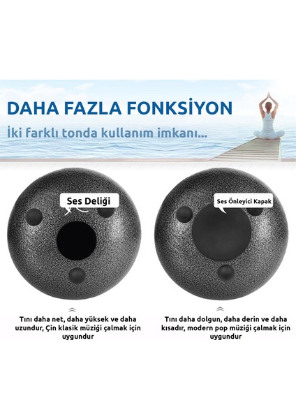 TD-1211SM Çelik Dil Davul Handpan 12 İnç 11 Ton Steel Tongue Drum Full Set