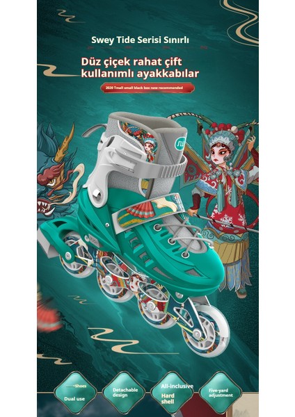 Çocuk Tekerlekli Patenleri Ayarlanabilir (Yurt Dışından) fırsatları