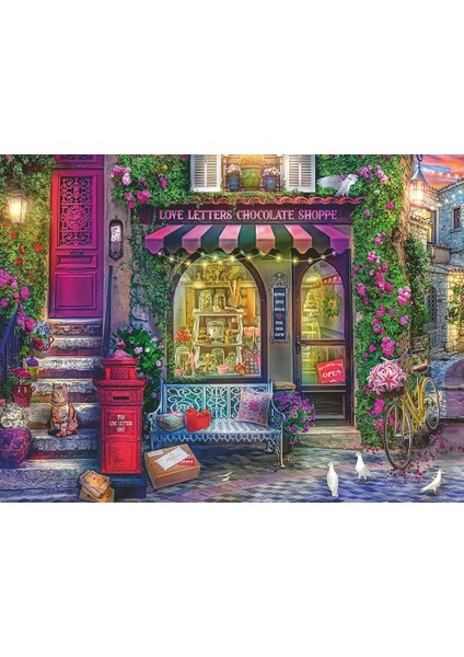 1500 Parça Love Letters Chocolate Shoppe Puzzle