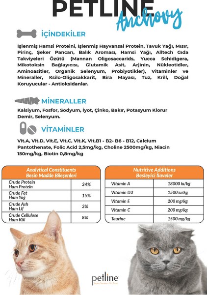 Natural Premium Seafood Hamsili Yetişkin Kedi Maması 1,5 kg