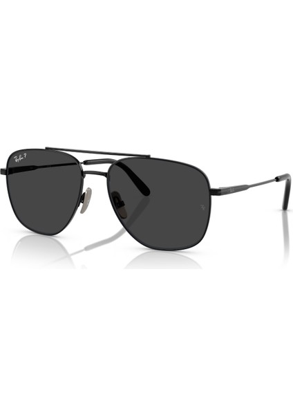Rb 8097 926748 59 Ray-Ban Wıllıam Titanyum Polarize Unisex Güneş Gözlüğü
