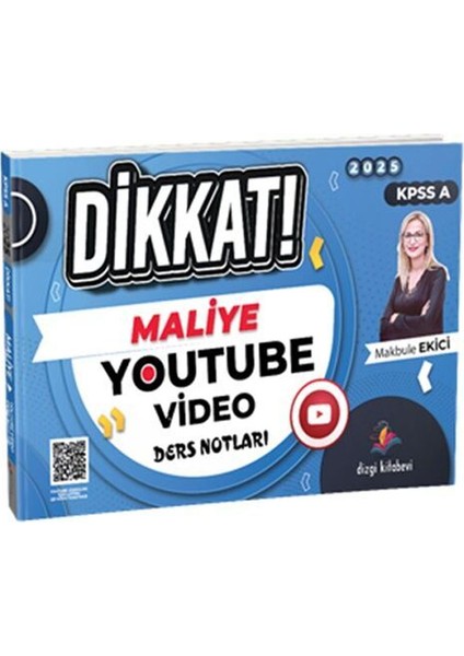 2025 KPSS A Dikkat Maliye Video Ders Notları