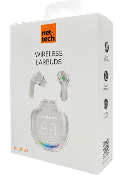 NT-BTH27 Kulakiçi Bluetooth Kulaklık
