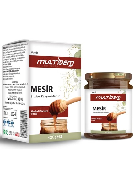 Mesir Macunu Bitkisel Karışım Macun 420 gr