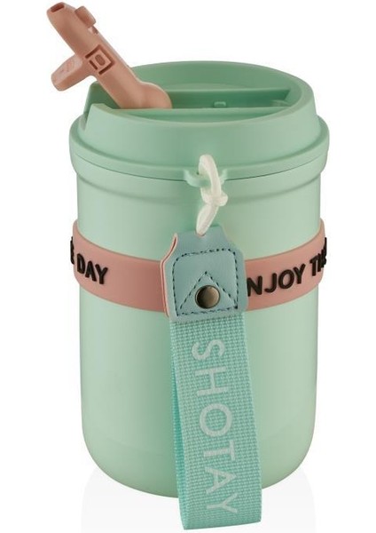 Strow Çelik Termos Mug 410ML Yeşil fiyatları