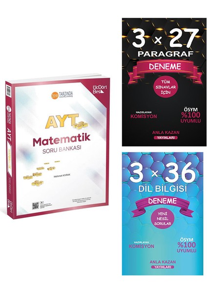 AYT Matematik Soru Bankası - Anla Kazan Dil Bilgisi - Paragraf Deneme