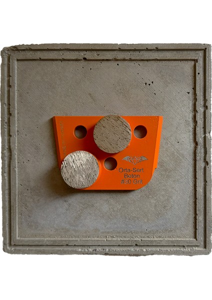 Orta-Sert Zemin Metal Beton Silim Elması # 30 Grit