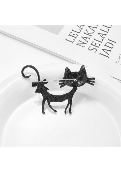 Sevimli Kırmızı Kedi Broş modelleri