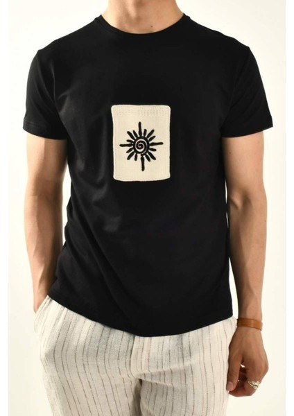 Bebe Mavisi Işleme Detaylı Bisiklet Yaka T-Shirt fiyatları