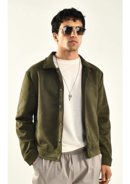 Siyah Düğmeli Süet Ceket indirimleri