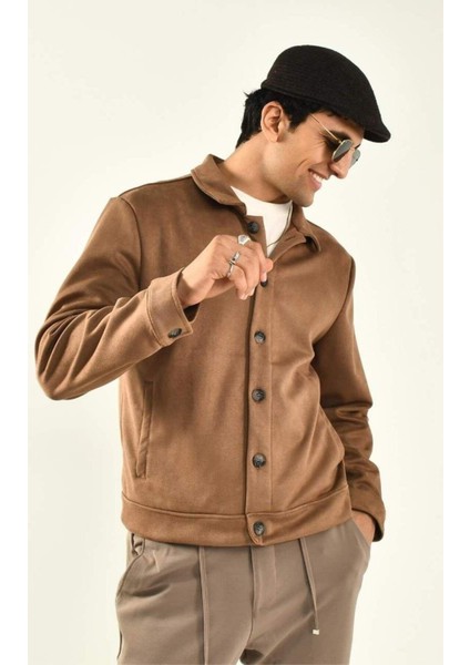 Siyah Düğmeli Süet Ceket indirimleri