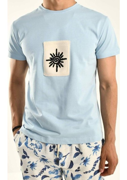 Işleme Detaylı Bisiklet Yaka T-Shirt fiyatları